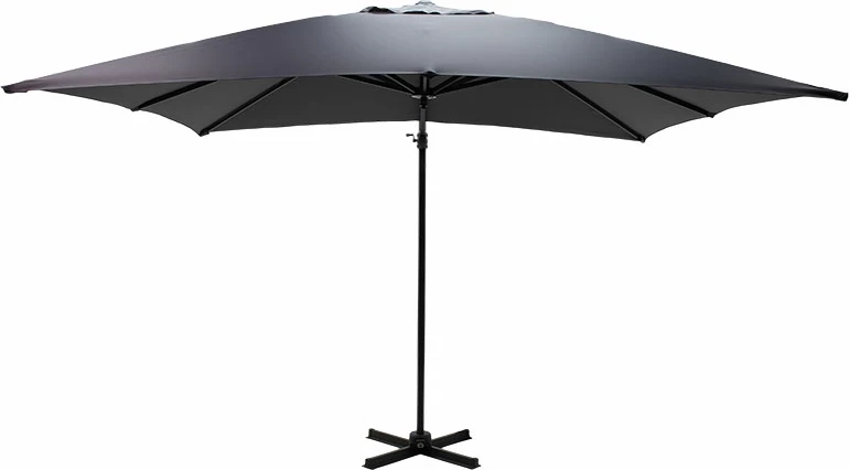 Ombrellë profesionale e varur, rotacion 360 shkallë, Raffaella,, alumin, 3x3m, antracit