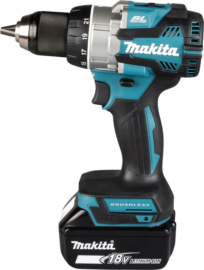 Vidë elektrike Makita DDF489Z, brushless, 18V, Li-Ion, kaltër/zezë