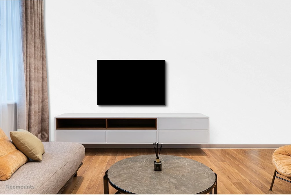 Mbajtës muri për TV Newstar WL30S-850BL12, fiks, 24-65 inç, çelik, i zi