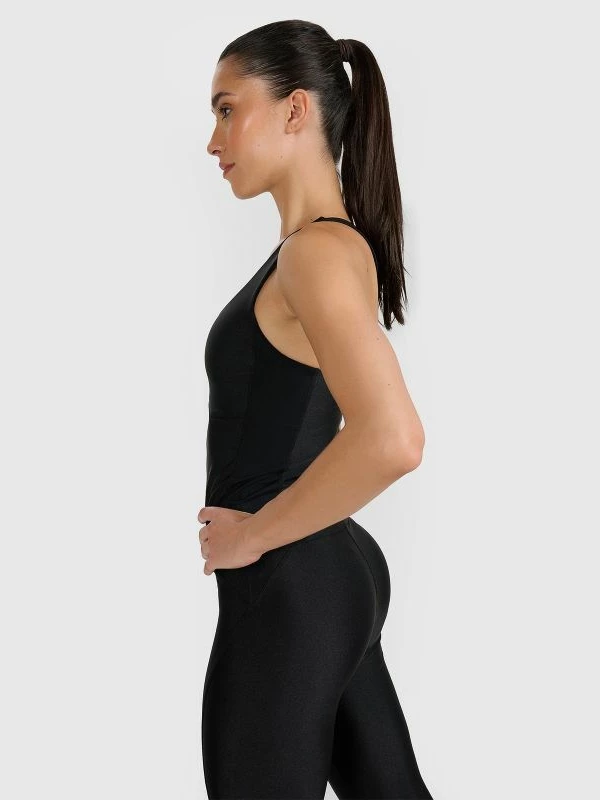 Maicë sportive për femra 4F, e zezë