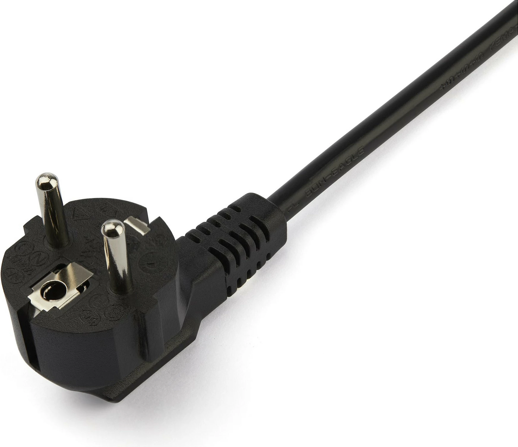 Kabllo rryme Y StarTech PXT101YEU2M, Schuko në 2x IEC C13, 2m, 10A 250V, e zezë