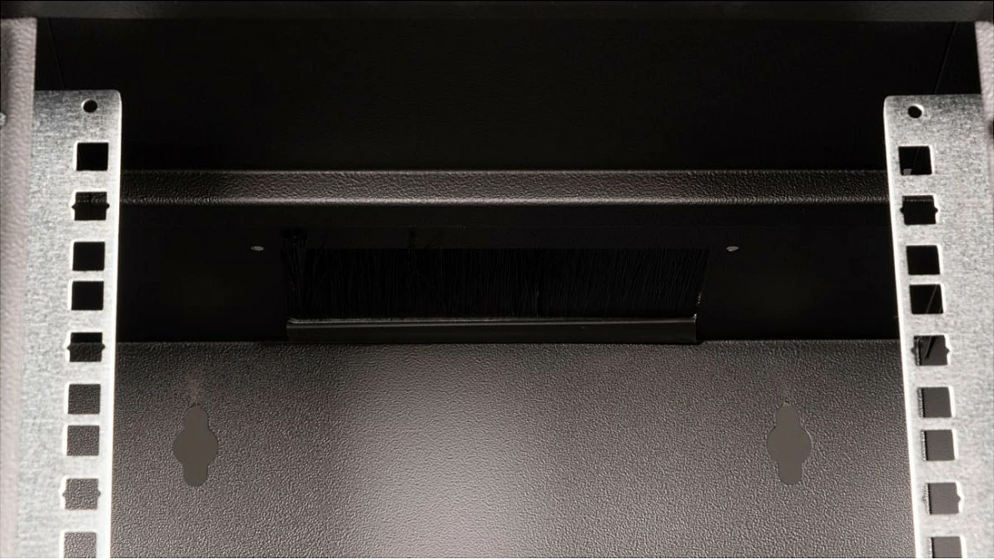 Rack muror EQUIP EWM-06-3030-B, 6U, 10", derë xhami me bravë, i zi