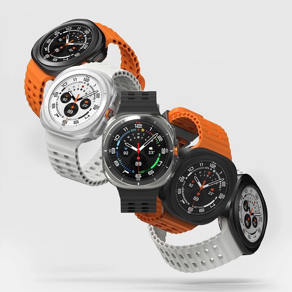 Mbështjellës + xham i temperuar Ringke për Samsung Galaxy Watch Ultra 47mm, Transparent