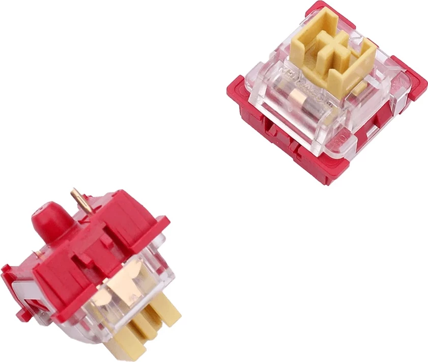 Switch Redragon Bullet-F A113, tactile (ekuivalent MX Blue), set 24 copë, kuqe