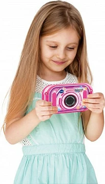 Kamerë digjitale për fëmijë VTech KidiZoom Touch 5.0, ekran me prekje 3.5", 5MP, rozë