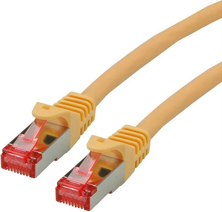 Kabllo rrjeti ROLINE 21.15.2620, Cat6 S/FTP, 0.5 m, RJ-45, e verdhë