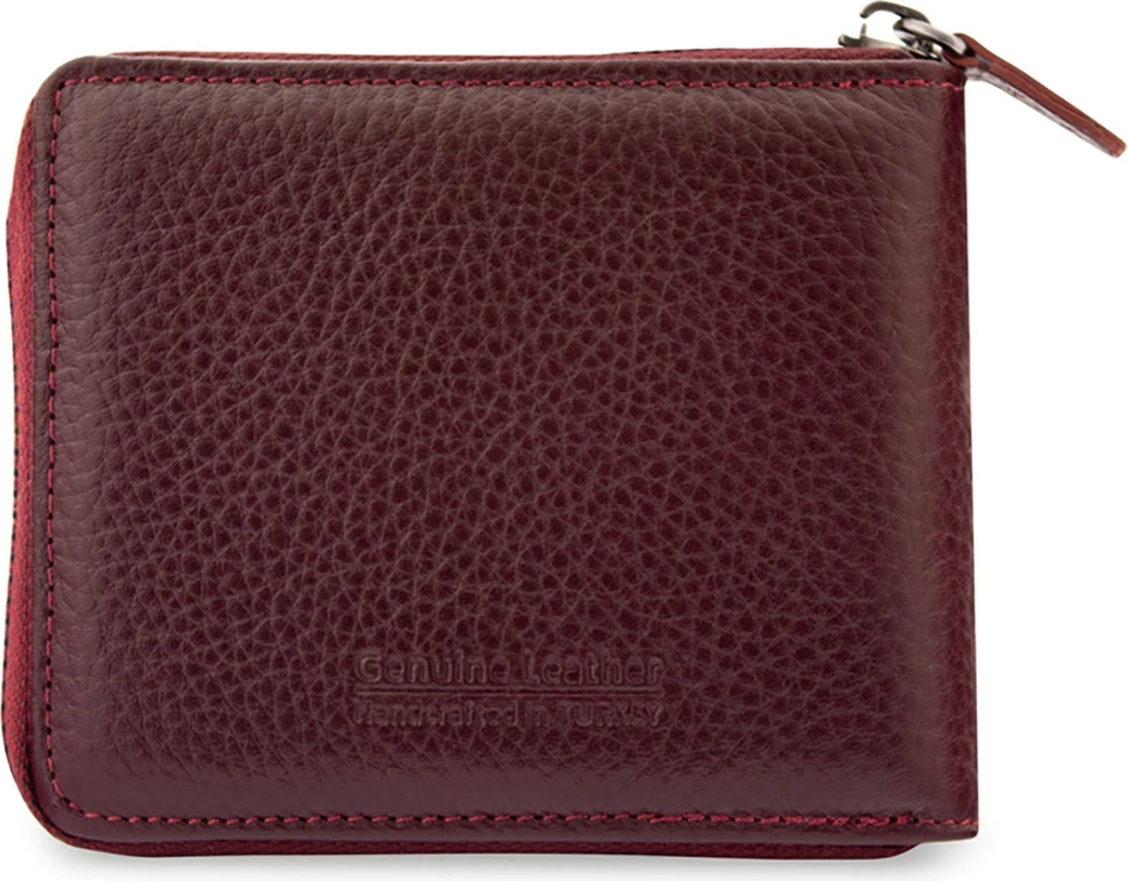 Portofol unisex Zoozie Bags, Carole, ngjyrë e kuqe e thellë