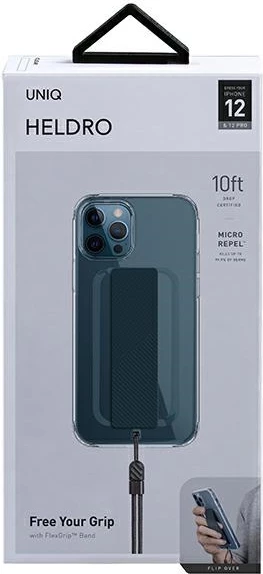 Mbështjellës UNIQ Heldro për iPhone 12 / iPhone 12 Pro, transparent