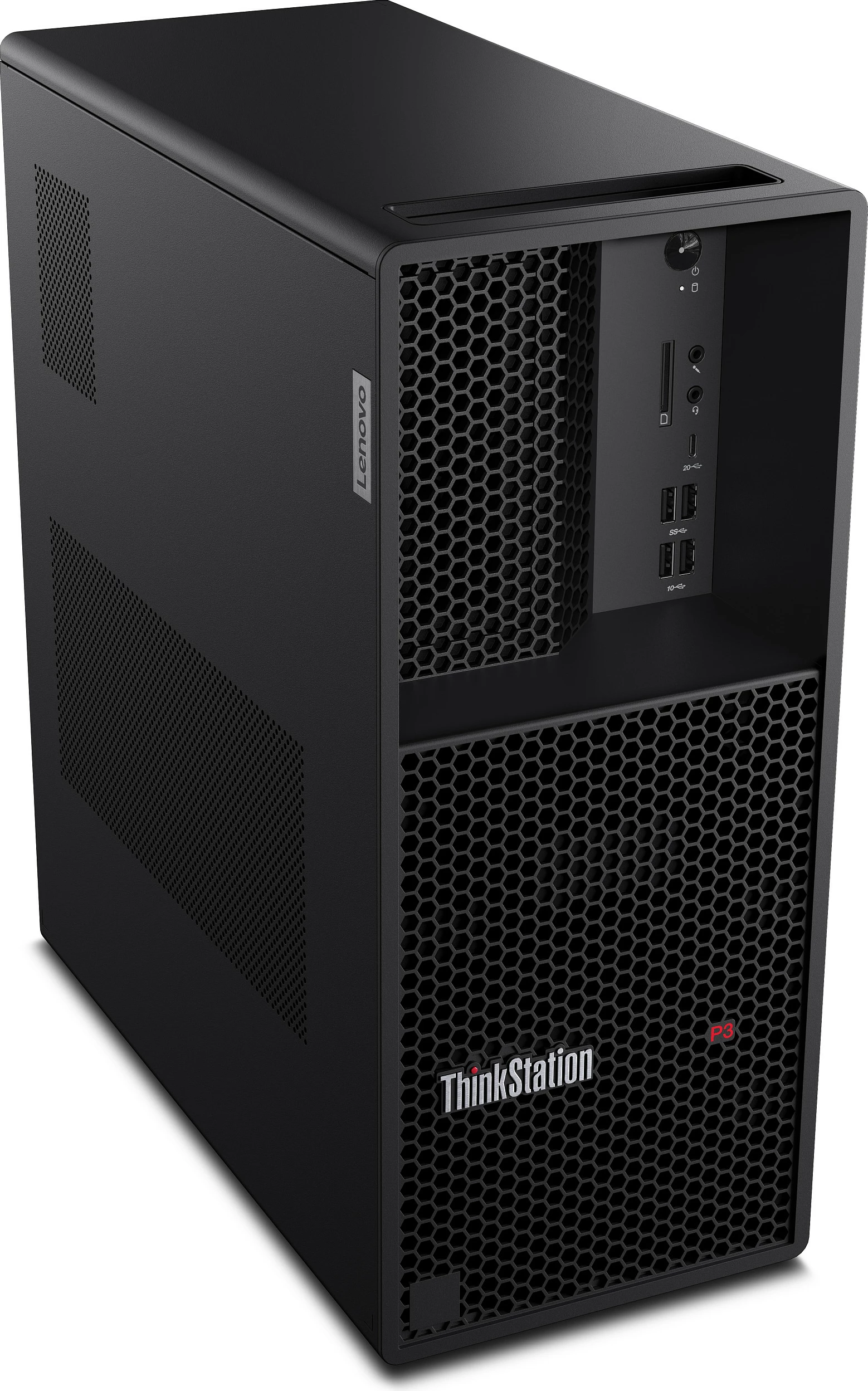 Kompjuter Lenovo ThinkStation P3 Tower G2, Core Ultra 7 265K, 64GB RAM, 512GB SSD, RTX 2000 Ada 16GB, Windows 11 Pro, e zezë