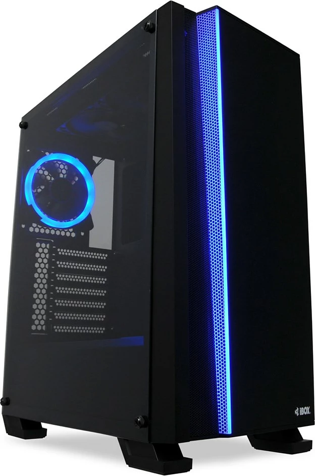 Kasë kompjuteri I-BOX Wizard 4,e zezë 