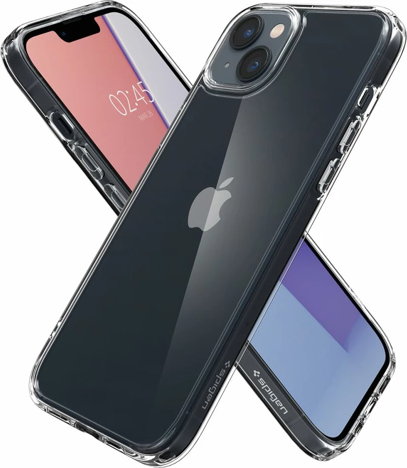 Mbështjellës Spigen Ultra Hybrid për iPhone 14, Transparent