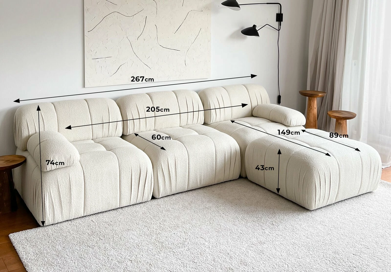 Këndare Atelier del Sofa, Soli Corner, e bardhë