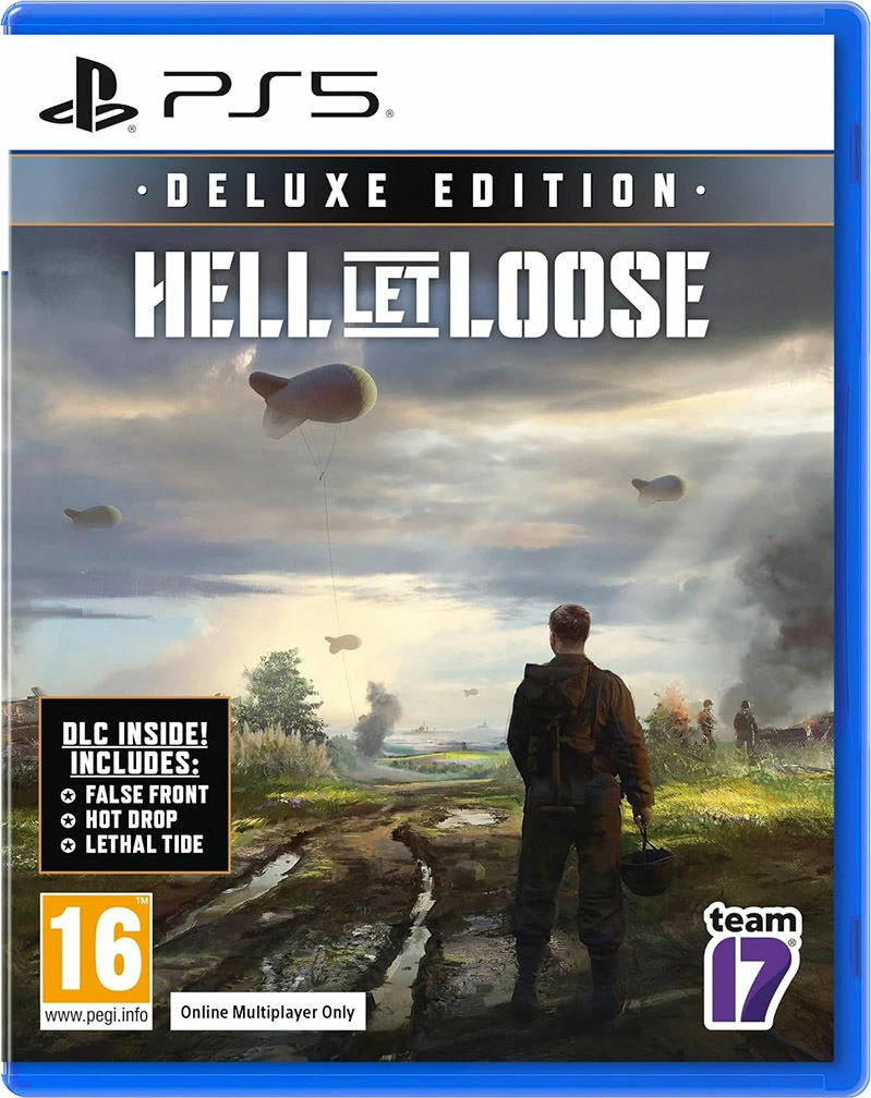Lojë për PlayStation 5 Fireshine Games Hell Let Loose Deluxe Edition, PEGI 16, përfshin DLC False Front + Hot Drop + Lethal Tie