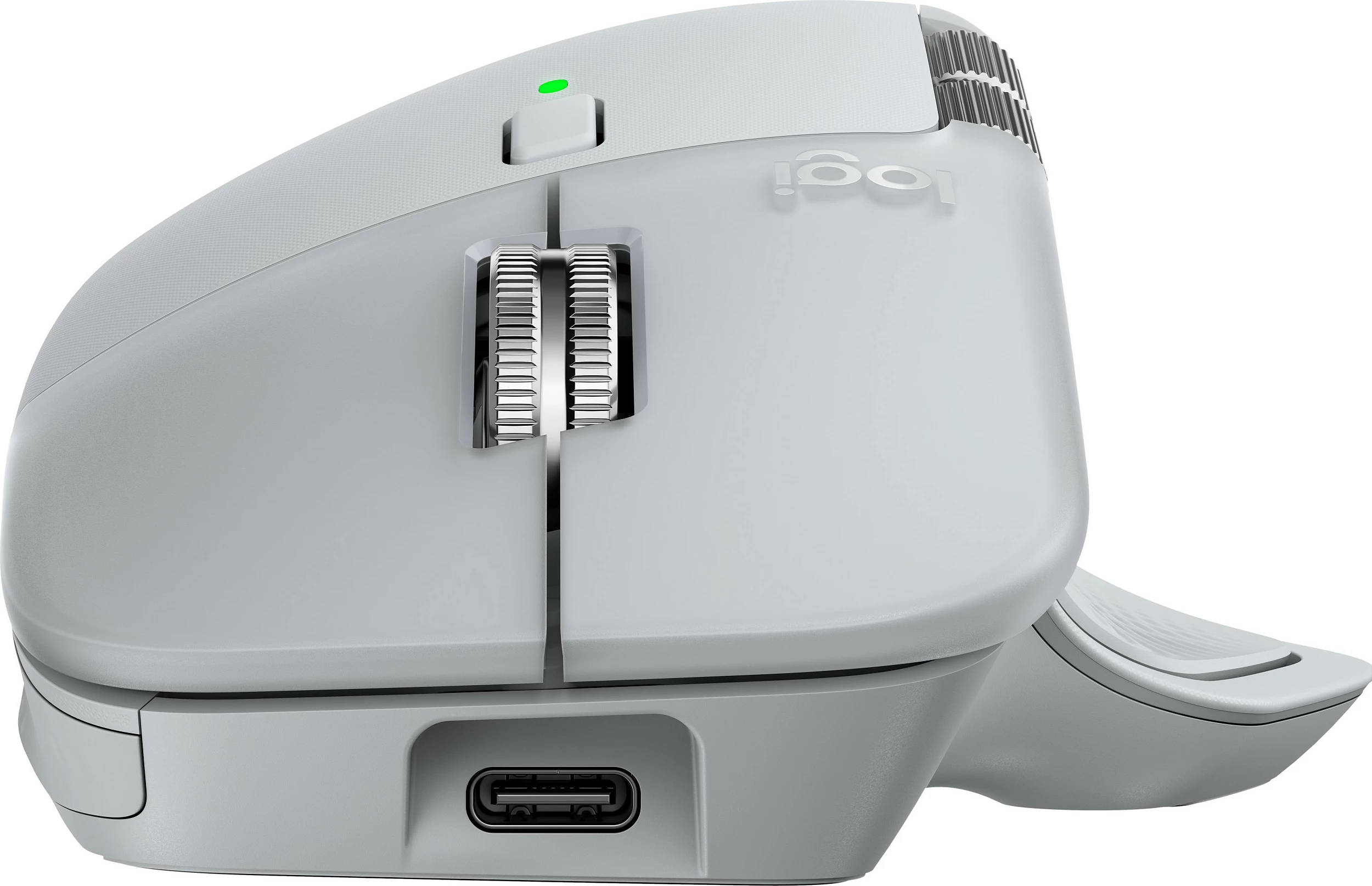 Maus Logitech MX Master 4, wireless RF+Bluetooth, 8000 DPI, ergonomik për dorë të djathtë, gri