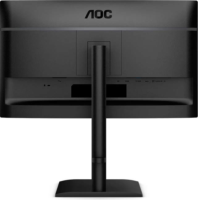 Monitor AOC 24E4U 24\" FHD IPS 120Hz HDR me USB hub, altoparlantë, ergonomik, i zi
