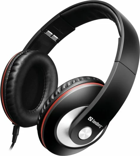 Kufje me mikrofon SANDBERG Play'n Go 125-86, 3.5mm MiniJack, kabllo 1.5m e shkëputshme, over-ear të palosshme, set (kufje + adapter), të zeza