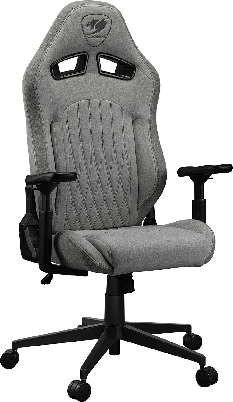 Karrige gaming Cougar Explore Royal Ash F, 155° recline, 3D armrest, 120 kg, e hirtë/zezë