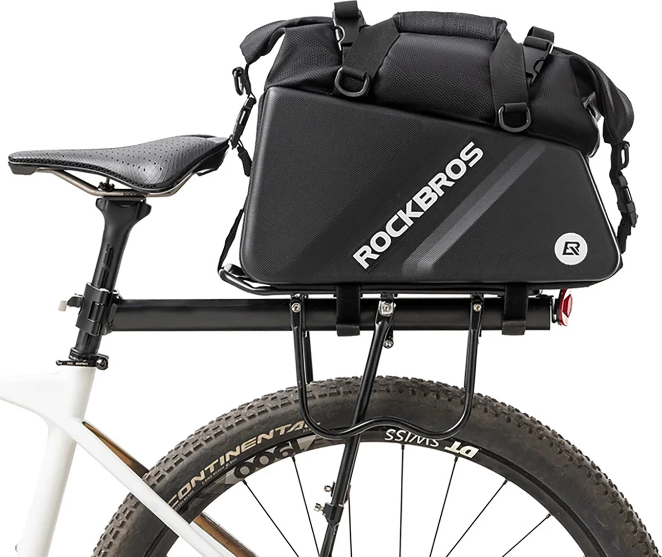 Çantë bagazhi biçiklete Rockbros 30140090001, 11.6L, e zezë