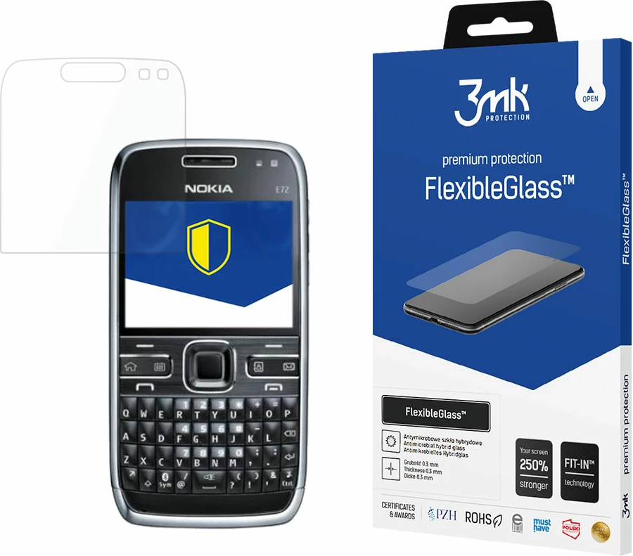 Mbrojtës xhami fleksibël 3mk Protection FlexibleGlass për Nokia E72