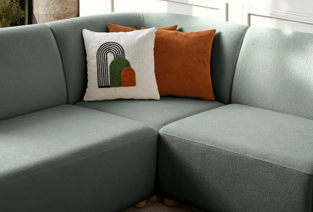 Këndare Atelier del Sofa, S-Loft, kënd i majtë, ngjyrë jeshile deti