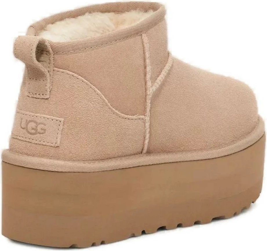 Çizme për femra UGG Classic Ultra Mini Platform 1135092, bezhë e çelët [Madhësia: 37]