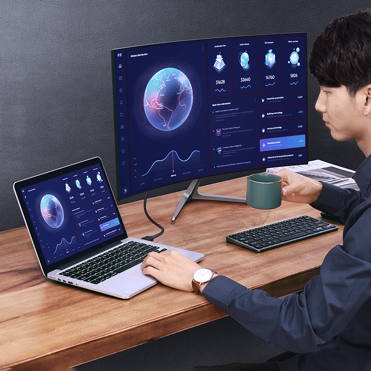 Kabllo HDMI në DVI Ugreen HD106, 2m, e zezë