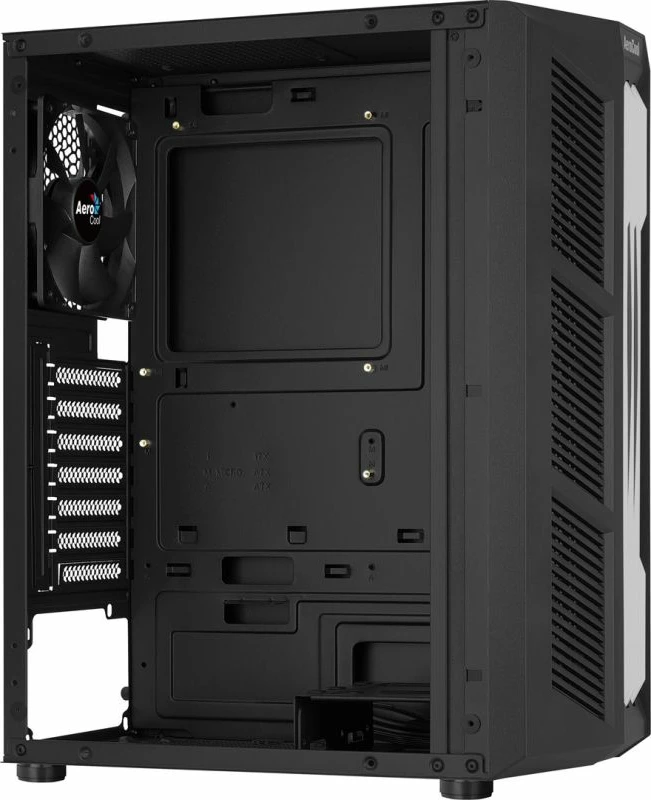 Kuti kompjuteri Aerocool PRIME-G-BK-v1 RGB, e zezë