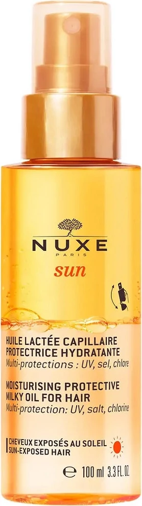 Vaj për flokë Nuxe Sun Two-Phase Protective për femra, 100ml