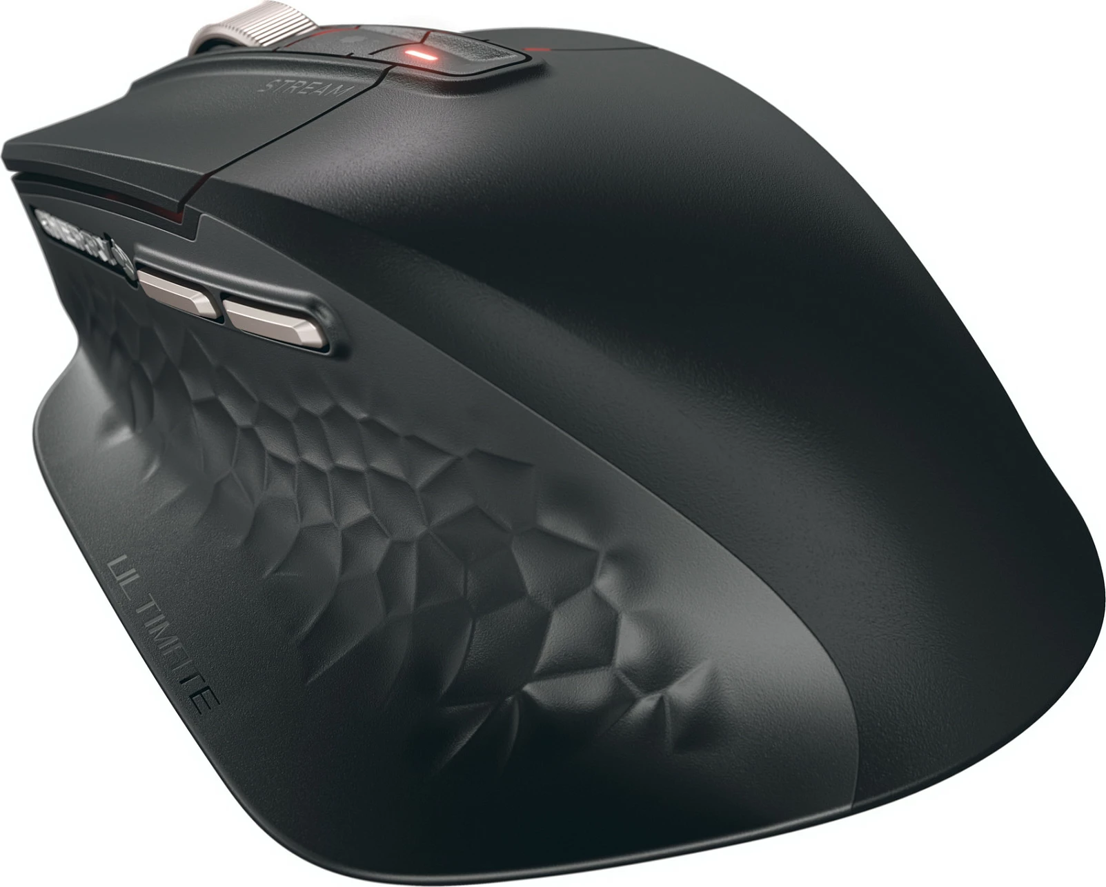 Maus Cherry STREAM MOUSE ULTIMATE, 4000 DPI, RF Wireless + Bluetooth + USB-C, i djathtë, i zi