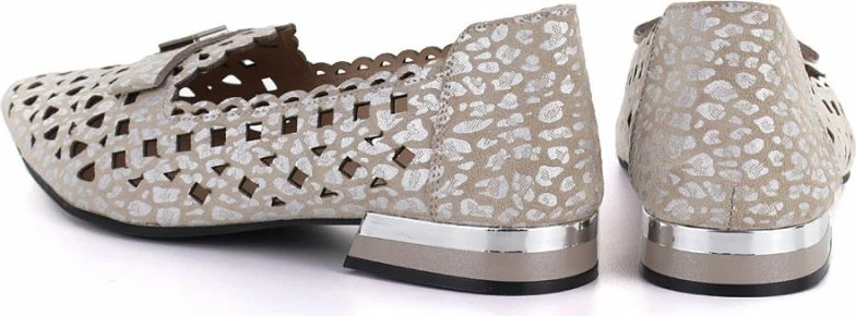 Këpucë lëkure për femra Vinceza 99205, taupe