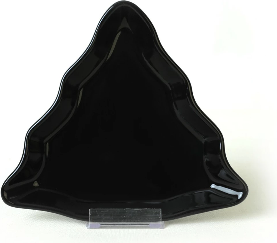 Set pjatash servirëse (2 copë), Hermia Concept, ngjyrë e zezë, 22 cm