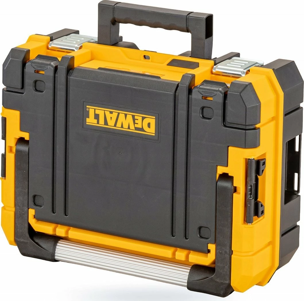 Kuti veglash me rrota DeWalt TSTAK 2.0 DWST83411-1, IP54, modular, set 3 copë, zi/verdhe