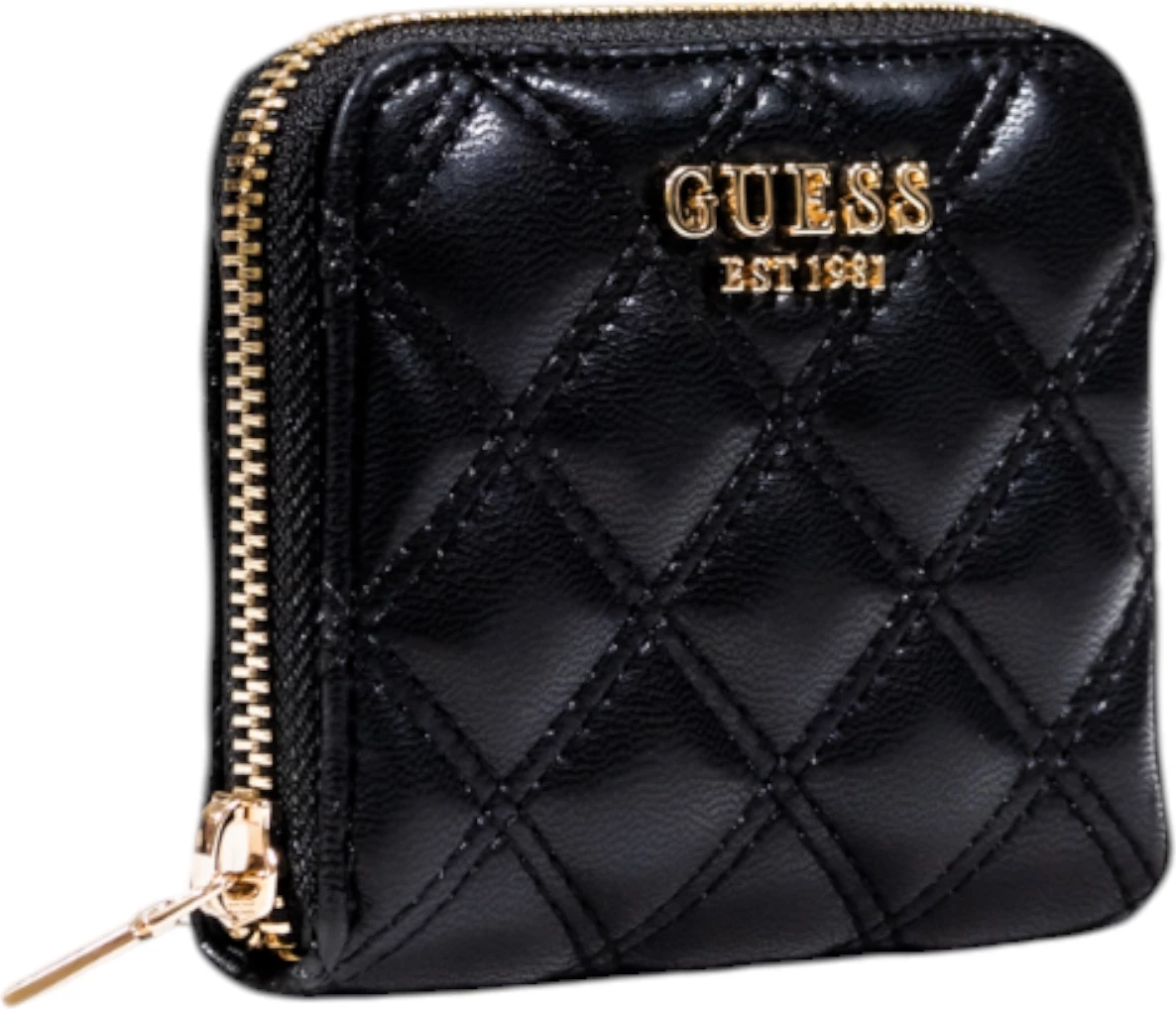 Portofol i vogël për femra Guess Giully II SLG SWQG96 73137, i zi