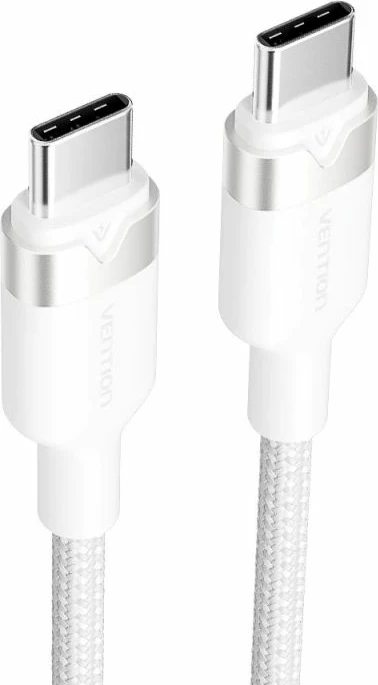 Kabëll USB-C në USB-C Vention, i bardhë