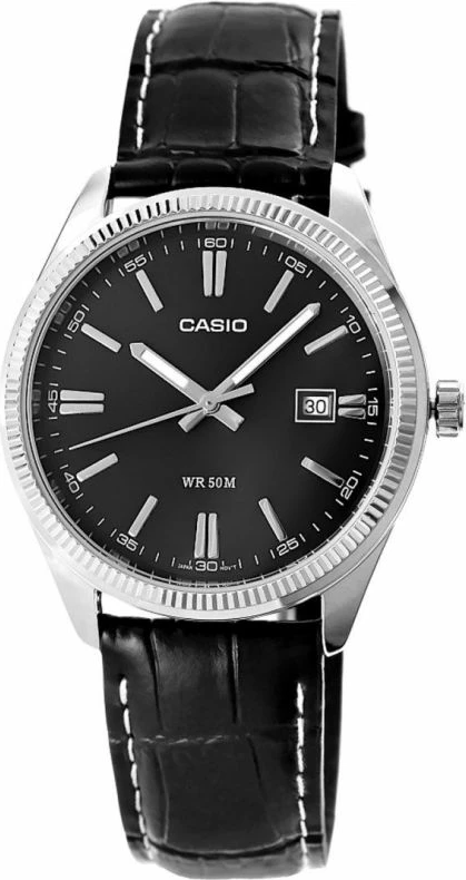 Orë dore për meshkuj Casio MTP-1302PL-1AVEF, e zezë