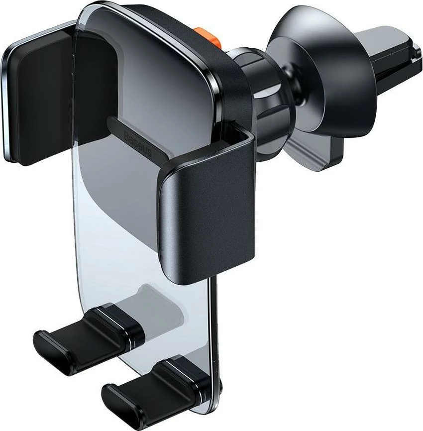 Mbajtës celulari për veturë Baseus Easy Control Clamp SUYK000-001 4.7-6.7\" montim në grilë ventilimi 87 mm, i zi