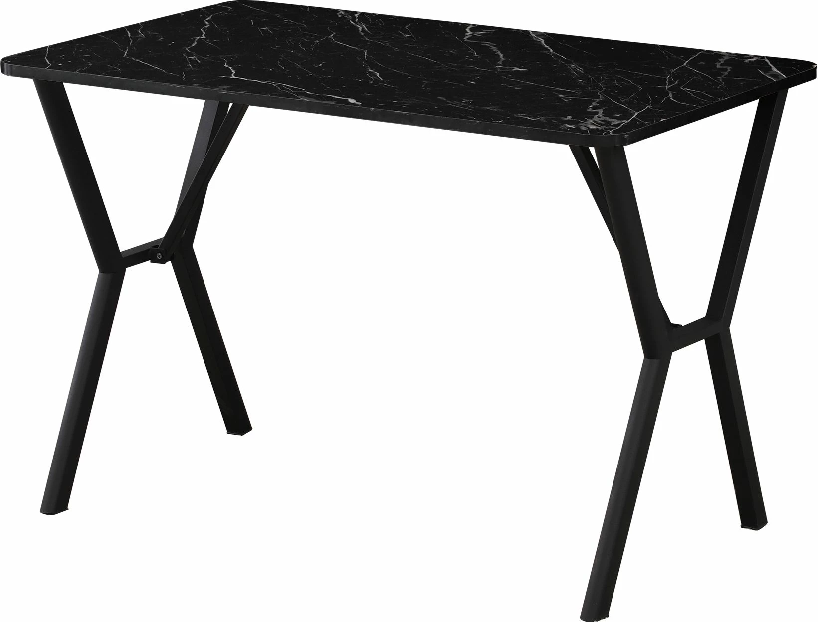 Tavolinë ngrënieje Skye Decor, elma 110, e zezë
