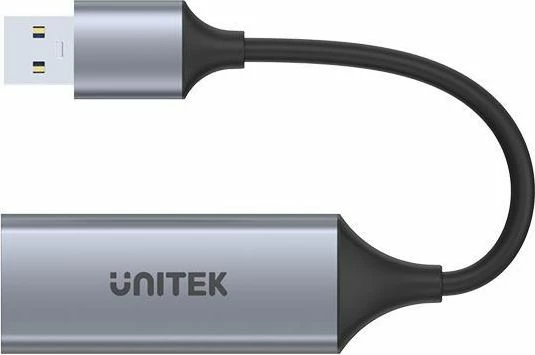 Adapter rrjeti Unitek U1309A USB 3.1 në Gigabit Ethernet 1xRJ-45 1000 Mb/s, argjendtë