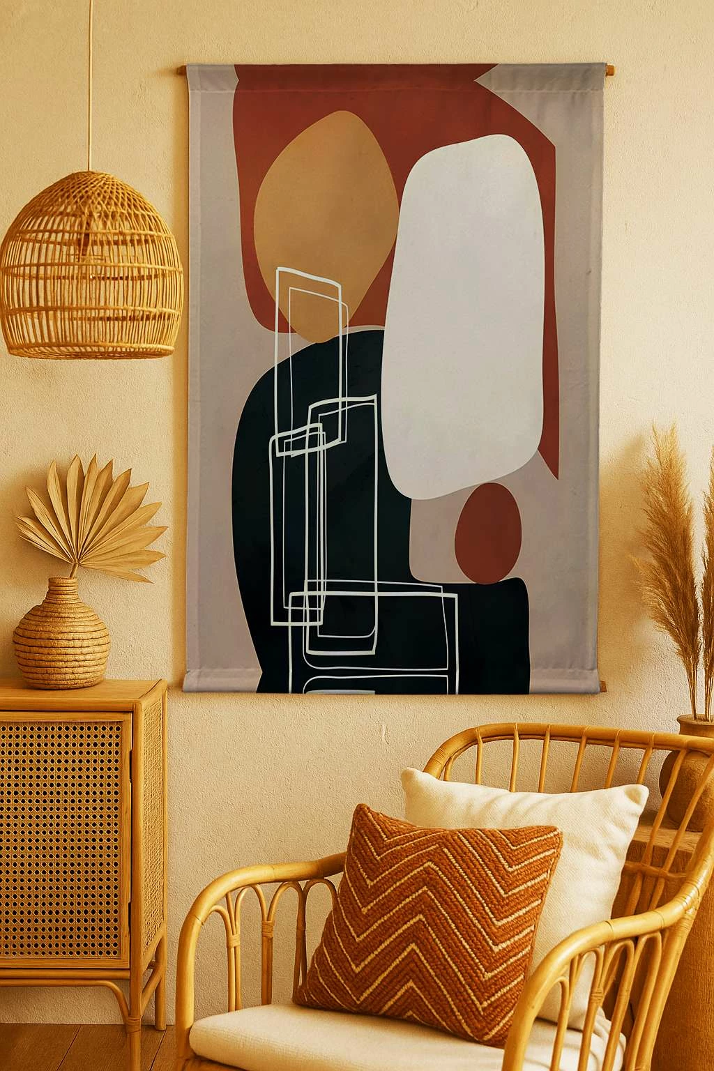 Pikturë dekorative poliestër Wallity, Polybaby, shumëngjyrëshe, 70x120cm