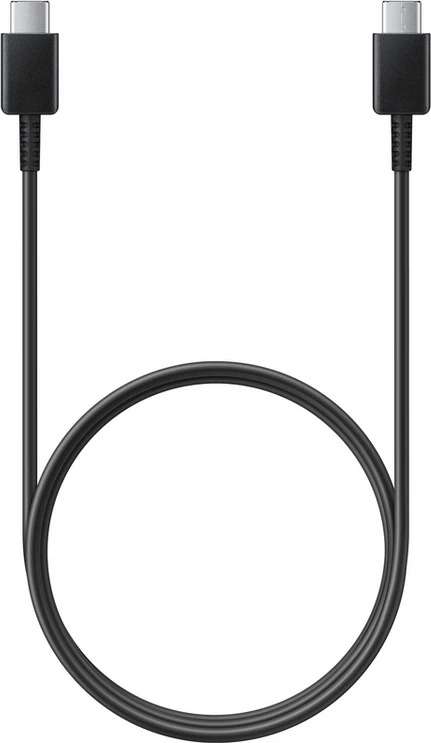 Kabllo USB-C në USB-C, Samsung, EP-DA705BBEGWW, për karikim dhe transferim të të dhënave, e zezë