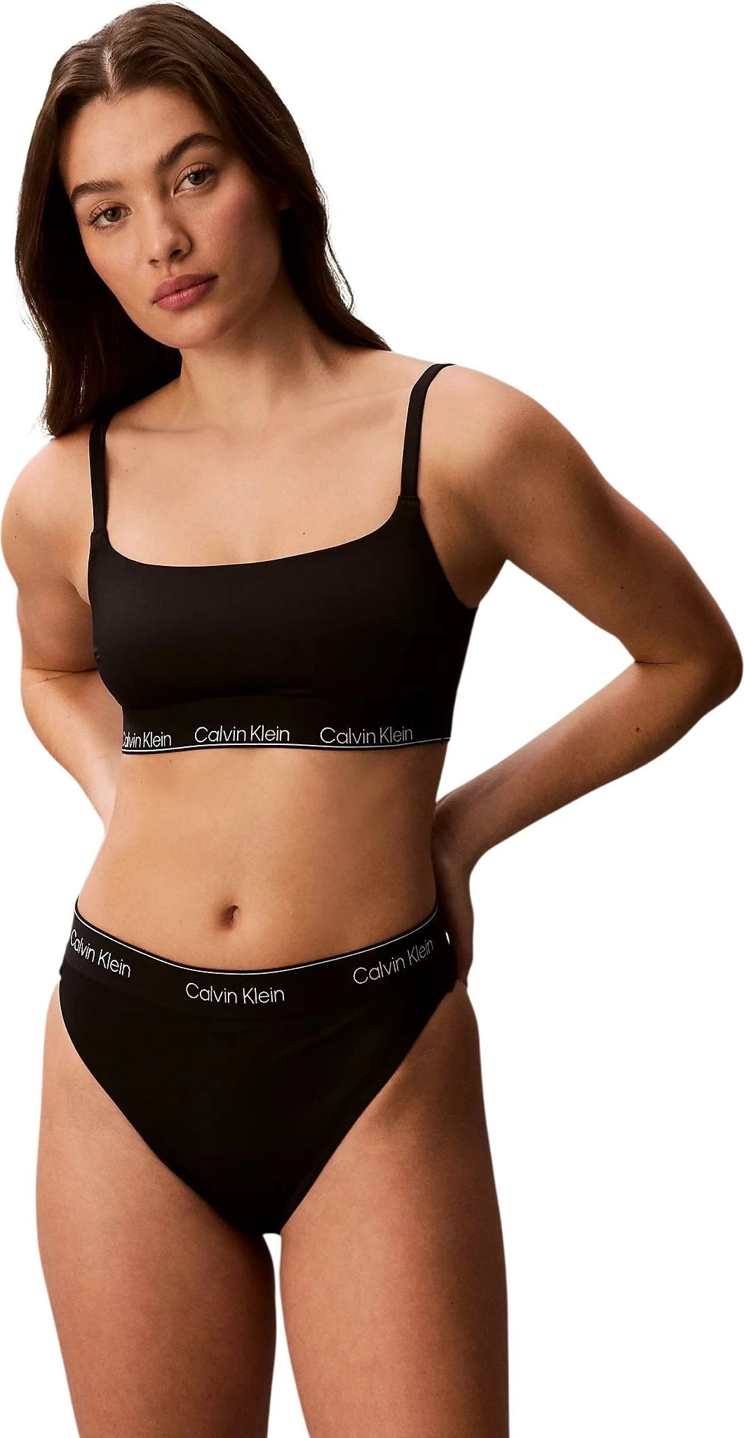Të poshtme noti për femra Calvin Klein Jeans BRAZILIAN LV00Q61131, të zeza [Madhësia: S]
