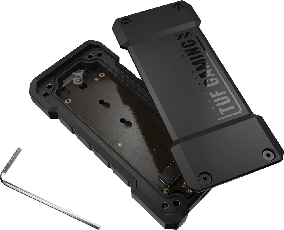 Kasë SSD ASUS TUF Gaming A2, M.2, 4 TB, Alumini, E zezë