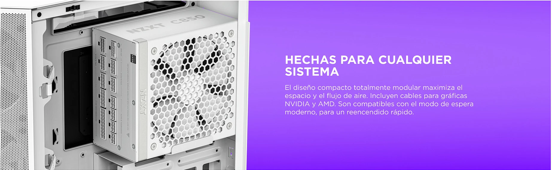 Furnizues rryme NZXT C Series C1200, 1200W, 80+ Gold, Fully Modular, ATX 3.1, i bardhë