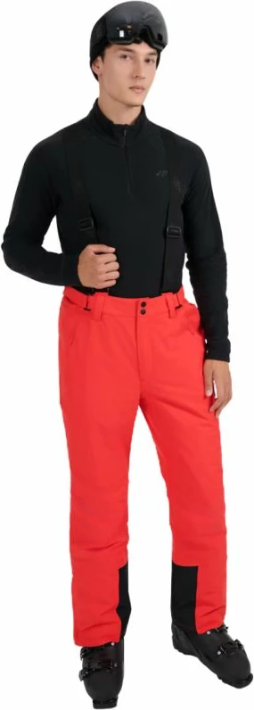 Pantallona skijimi për meshkuj 4F, të kuqe