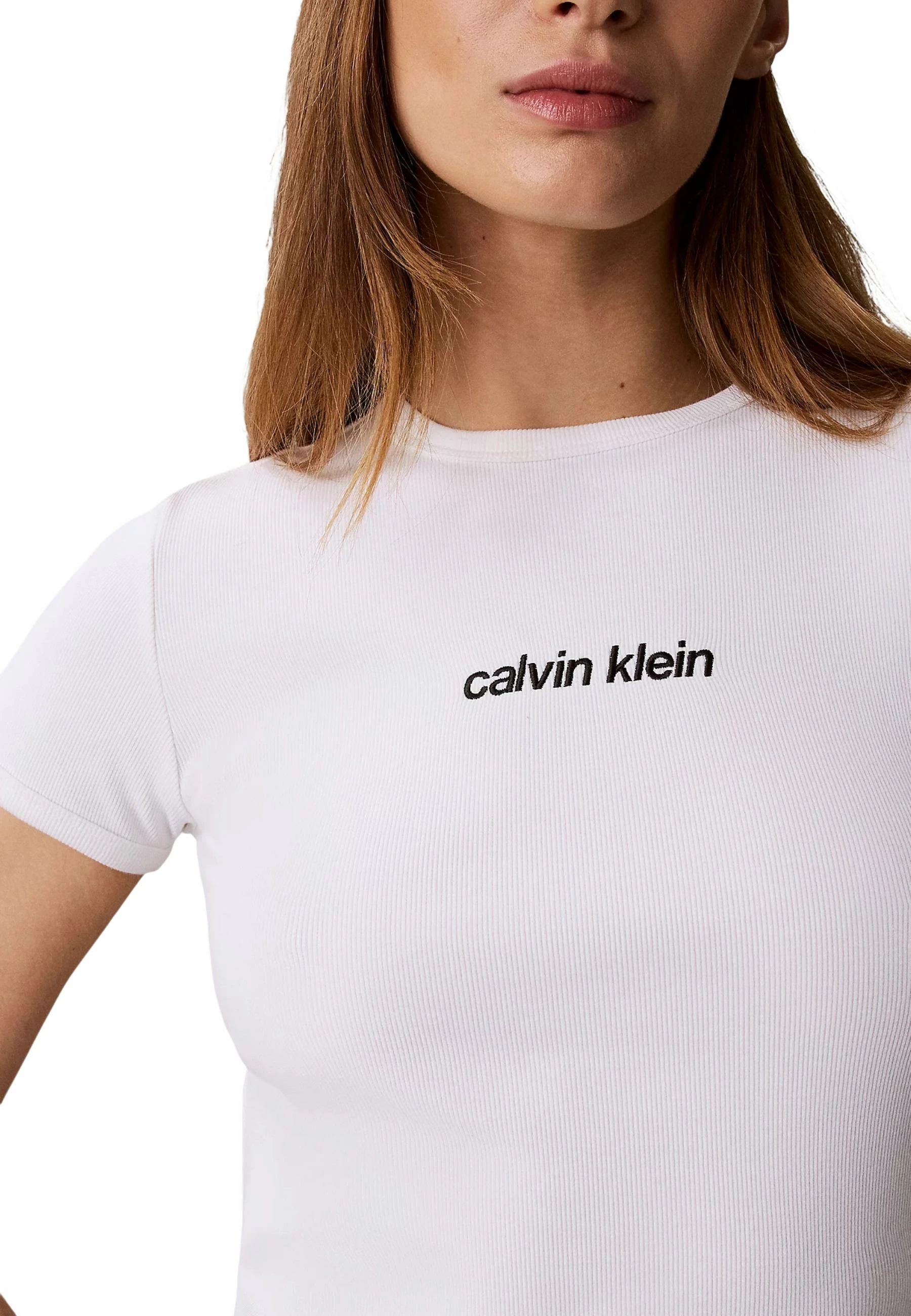 Maicë Calvin Klein Jeans LV047G816G për femra, e bardhë [Madhësia: M]