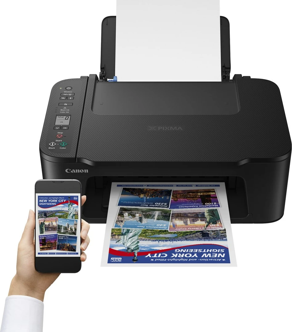 Printer multifunksional Canon PIXMA TS3750i, Inkjet, A4, Wi-Fi, i zi