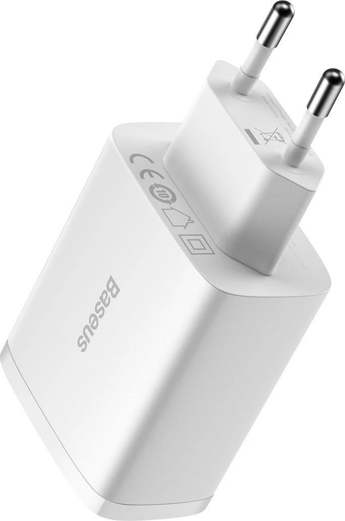 Karikues muri Baseus CCXJ020102 3x USB-A 17W 3.4A, i bardhë, 1 copë