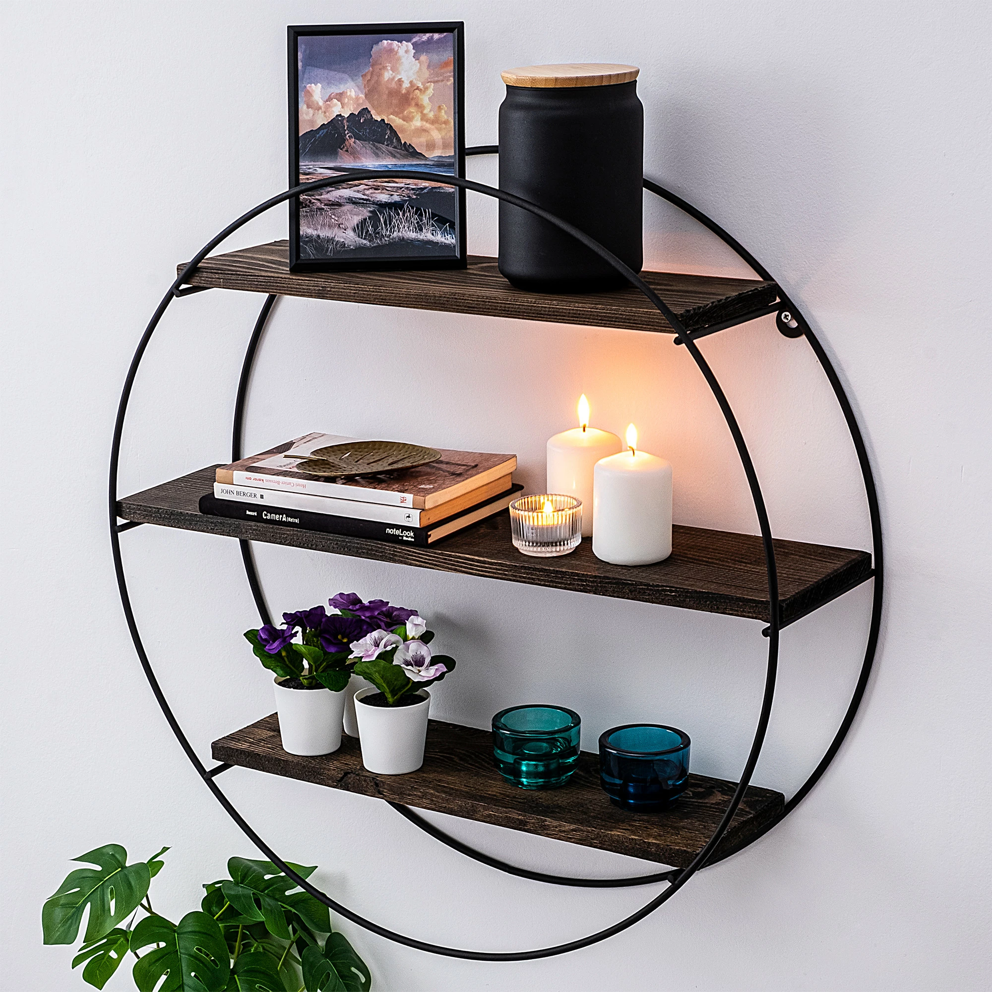Raft muri Hanah Home, Tulipa, ngjyrë e zezë dhe arre