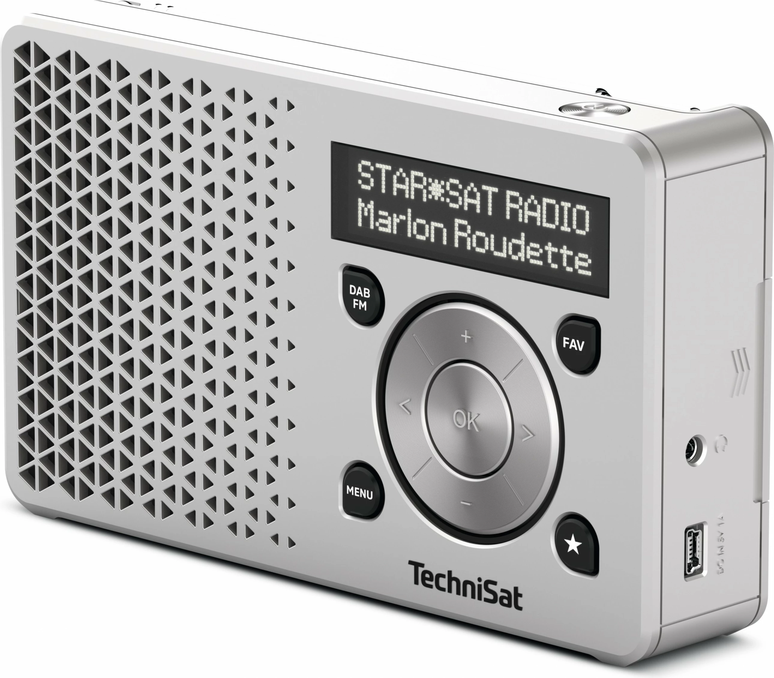 Radio digjitale TechniSat DigitRadio 1, argjend