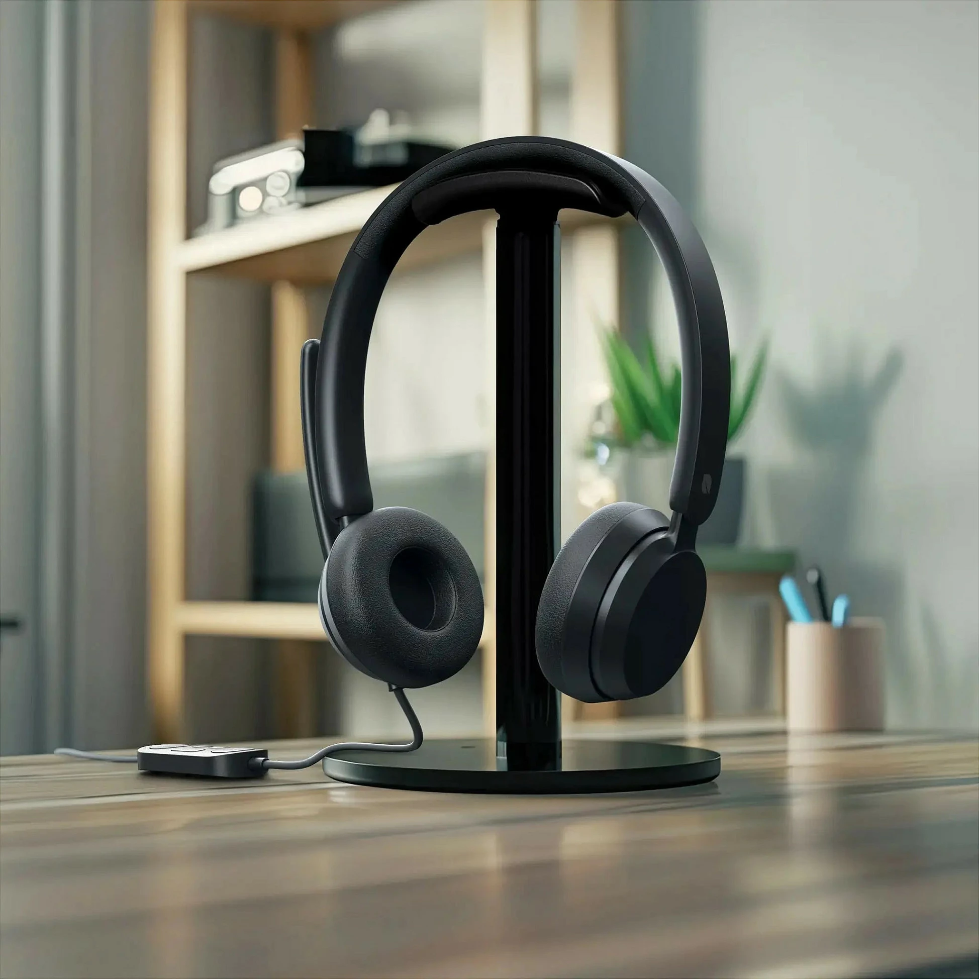 Kufje Incase Modern USB-C Headset (Designed by Microsoft), me kabllo, mikrofon boom me anulim zhurme, të zeza